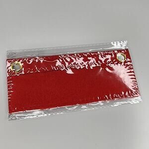 Red Insert to Make your wallet a crossbody with your chain - Wool Felt